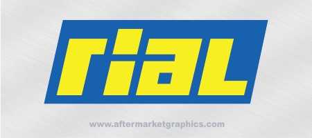 Rial wheels Decals - Pair (2 pieces)